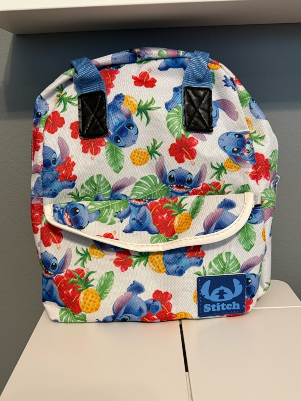 Disney Stitch Hawaiian Print Mini Backpack